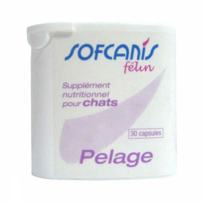 Complément alimentaire pour pelage chat Sofcanis 30 capsules