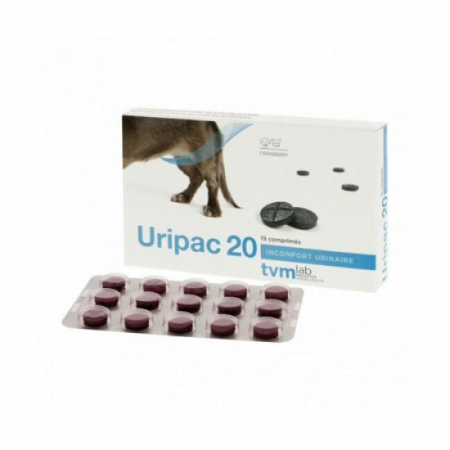 Complément alimentaire Uripac inconfort urinaire pour chien et chat TVM