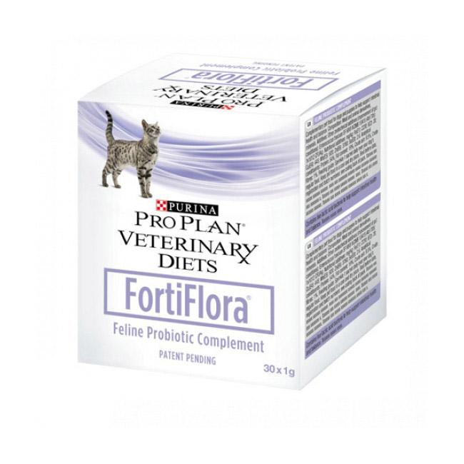 Complément alimentaire Fortiflora Probiotic Souche SF68 pour la flore intestinale du chat