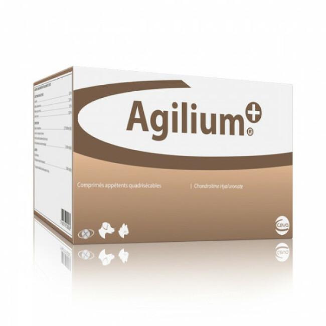 Complément alimentaire articulations pour chien Agilium + Ceva Boîte de 30 comprimés