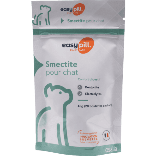 Complément alimentaire pour chat Easypill Smectite anti-diarrhée