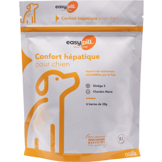 Complément alimentaire pour chien Easypill Confort Hépatique