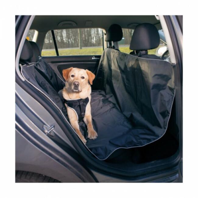 Couverture de protection voiture pour chien Trixie noire Longueur 160 cm x largeur 145 cm