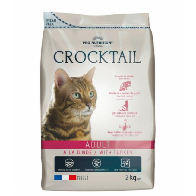 Croquettes à la dinde pour chat adulte Crocktail Flatazor Pro-Nutrition