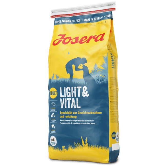 Croquettes Josera Light & Vital pour chien adulte Sac 15 kg