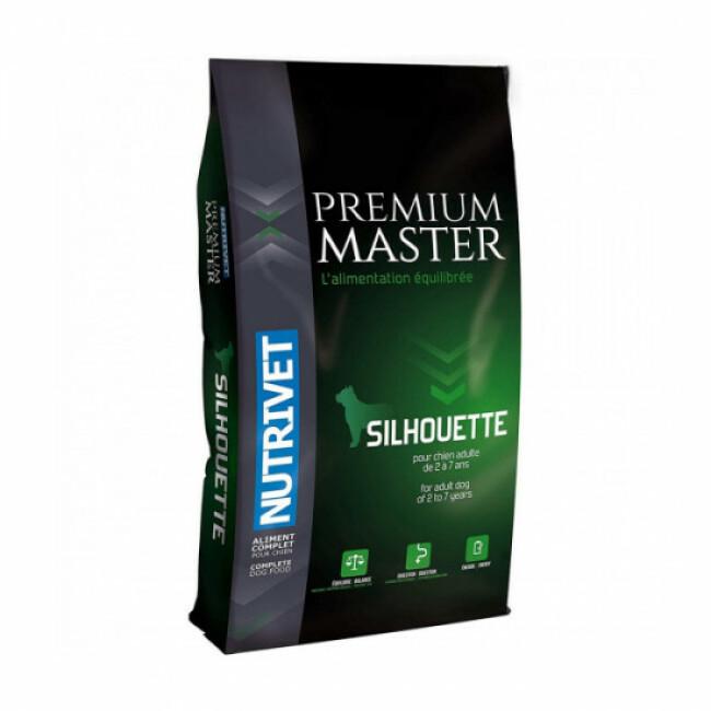Croquettes Nutrivet Master Premium Silhouette light pour chien