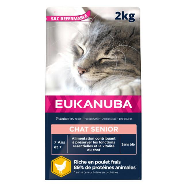 Croquettes pour chat senior Eukanuba