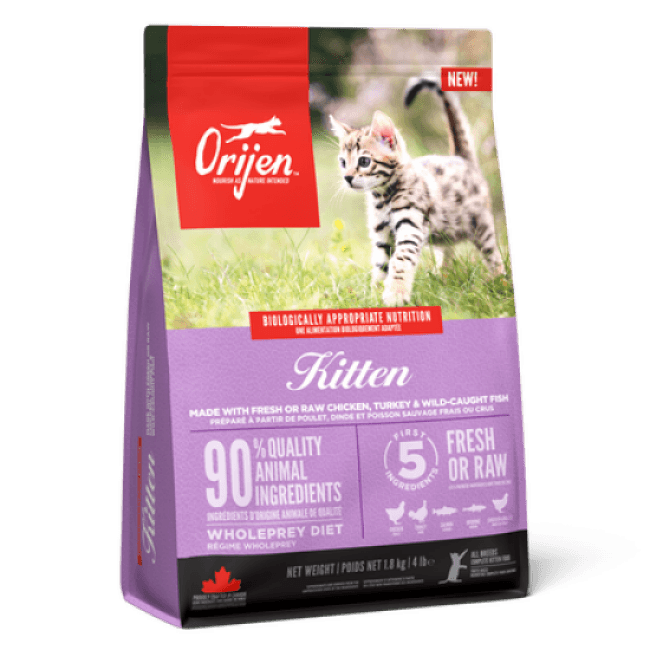 Croquettes pour chaton Orijen Kitten - Sac 1,8kg