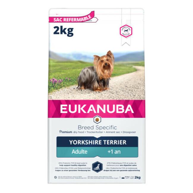 Croquettes pour chien adulte Eukanuba Yorkshire Sac 2 kg