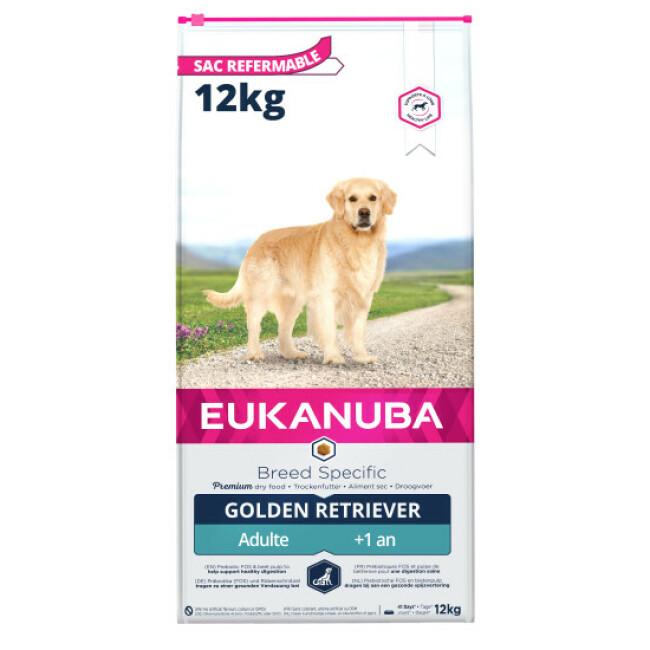 Croquettes pour chien adulte Golden Retriever Eukanuba Sac 12 kg