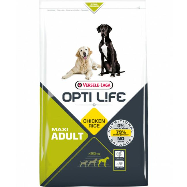 Croquettes pour chien adulte grande taille Opti Life sac 12.5 kg