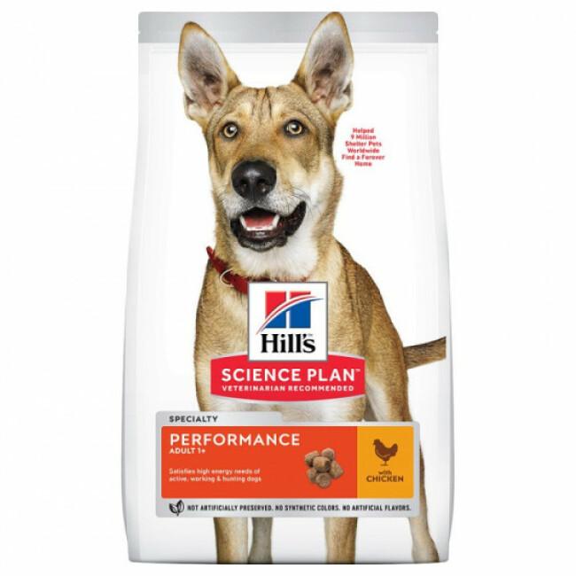 Croquettes pour chien adulte Hill's Science Plan Performance Sac 14 kg
