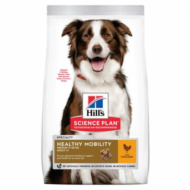 Croquettes pour chien adulte races moyennes Hill's Science Plan Healthy Mobility Sac 14 kg
