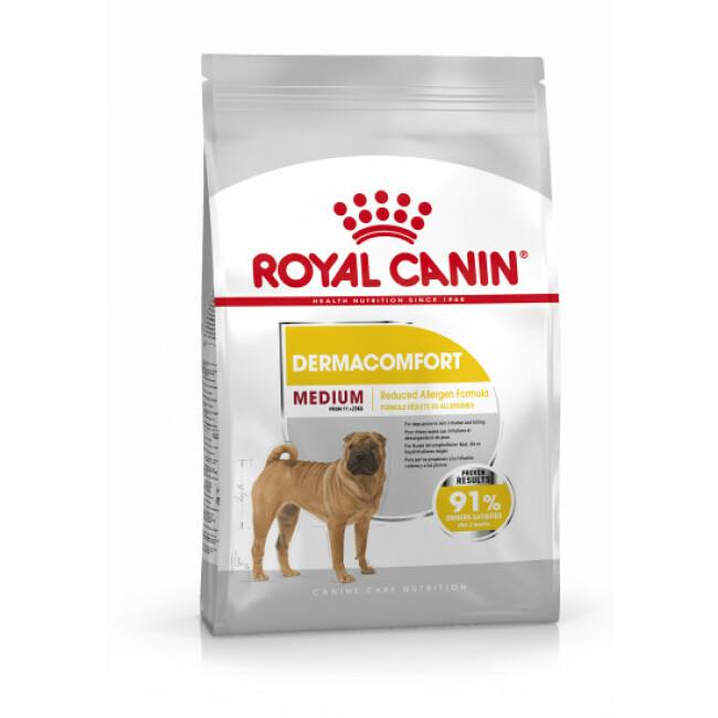 Croquettes pour chien adulte race moyenne Dermacomfort Royal Canin