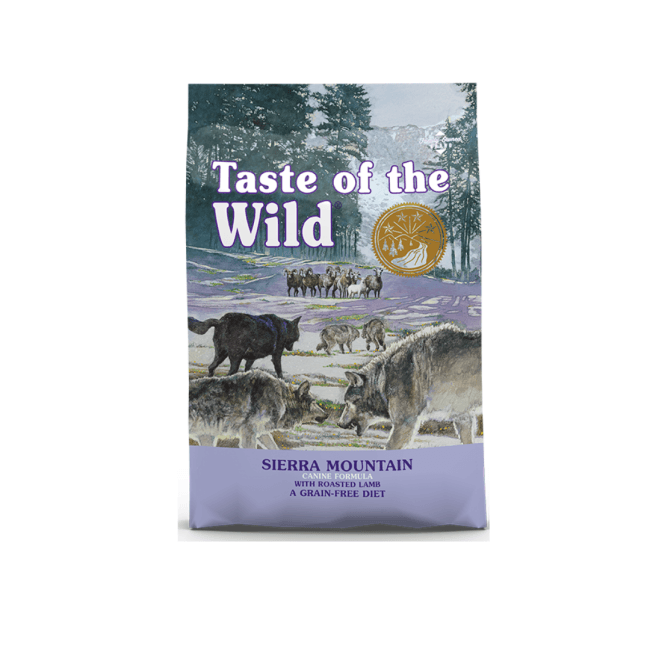 Croquettes pour chien adulte Sierra Mountain Taste of the Wild à l'agneau