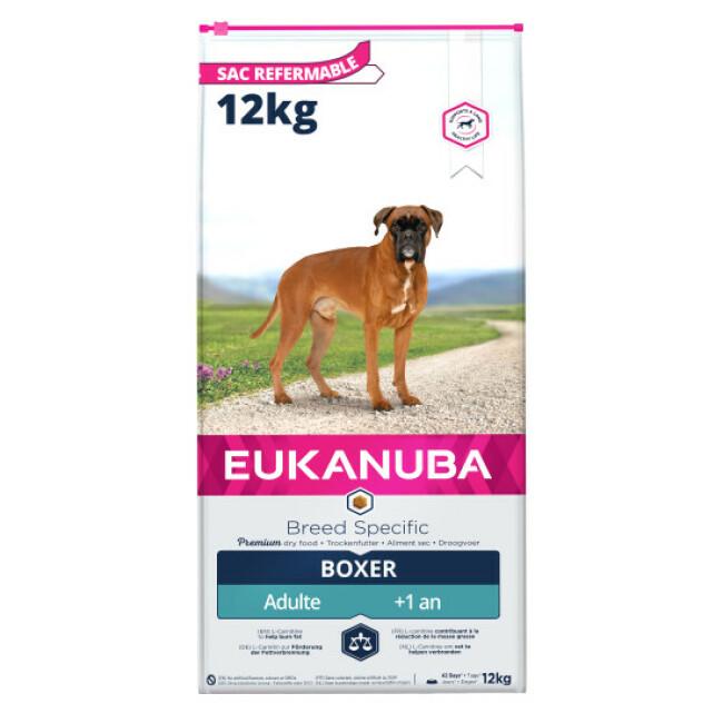 Croquettes pour chien Boxer Breed Nutrition Eukanuba Sac 12 kg