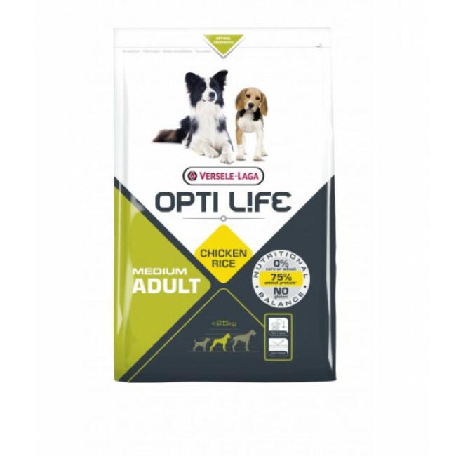 Croquettes pour chien adulte taille moyenne Opti Life