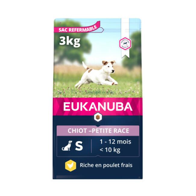 Croquettes pour chien junior petite race Eukanuba
