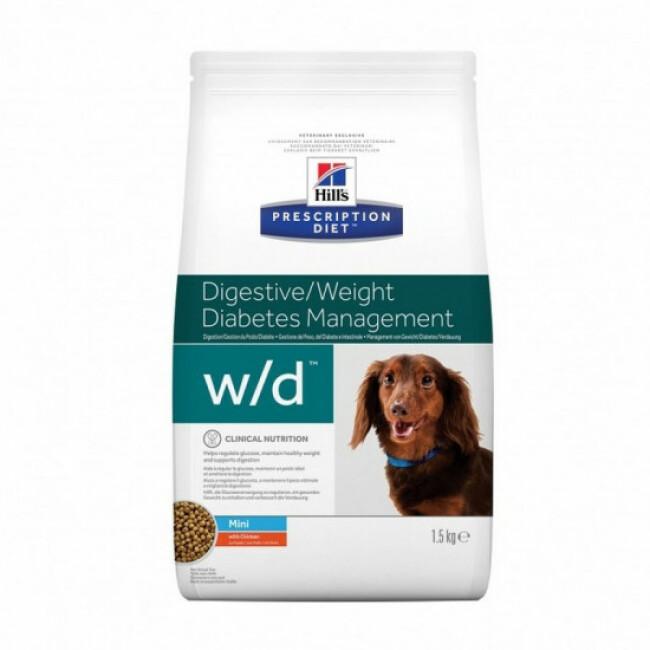 Croquettes pour chien Prescription Diet Canine W/D Mini Hill's