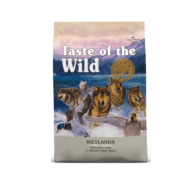 Croquettes pour chien sans céréales Wild Wetlands Taste of the Wild à la volaille rôtie