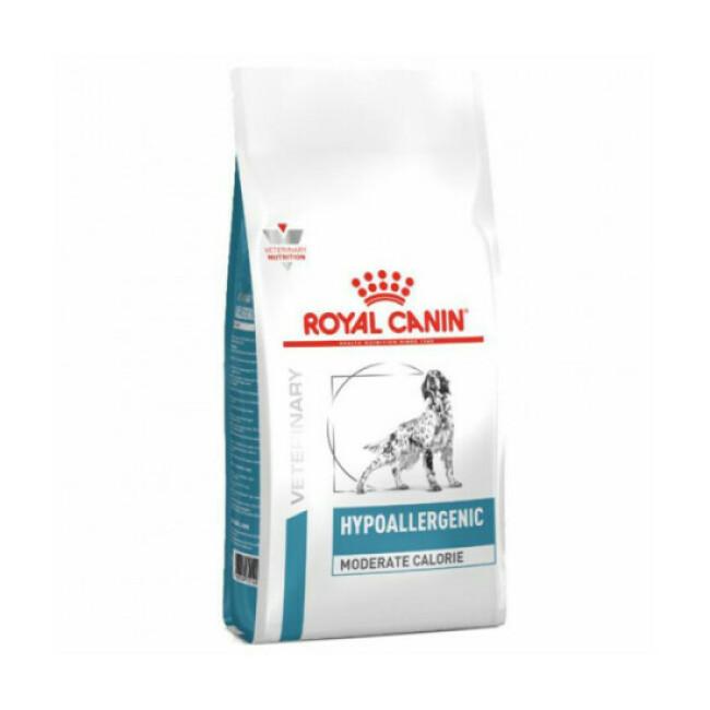 Croquettes Veterinary Diet Hypoallergenic Moderate Calorie pour chien Royal Canin