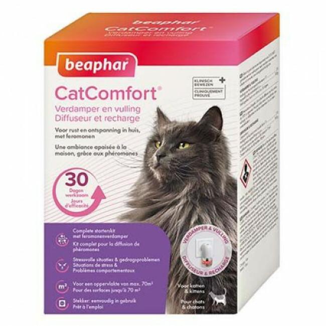 Diffuseur calmant CatComfort aux phéromones pour chat et chaton