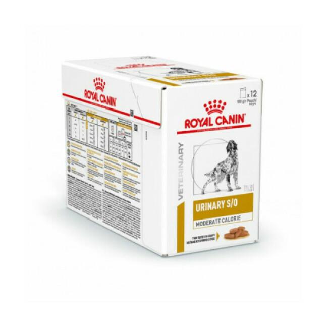 Emincés Royal Canin Veterinary Diet Urinary S/O Moderate calorie pour chiens