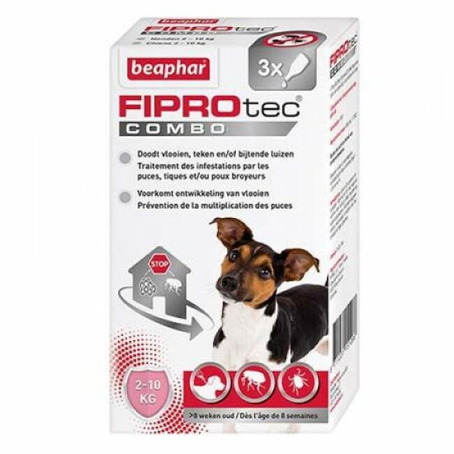 FIPROTEC COMBO pipettes anti puces, tiques et poux broyeurs