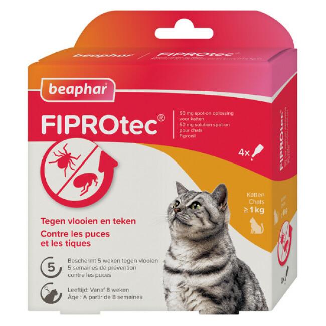 Fiprotec pipettes antiparasitaires pour chat