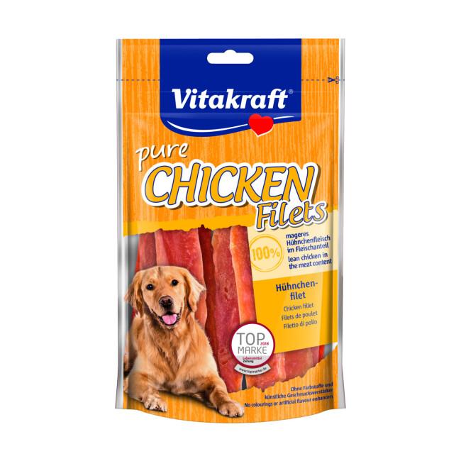 Friandises filets de poulet pour chien Vitakraft 80 g