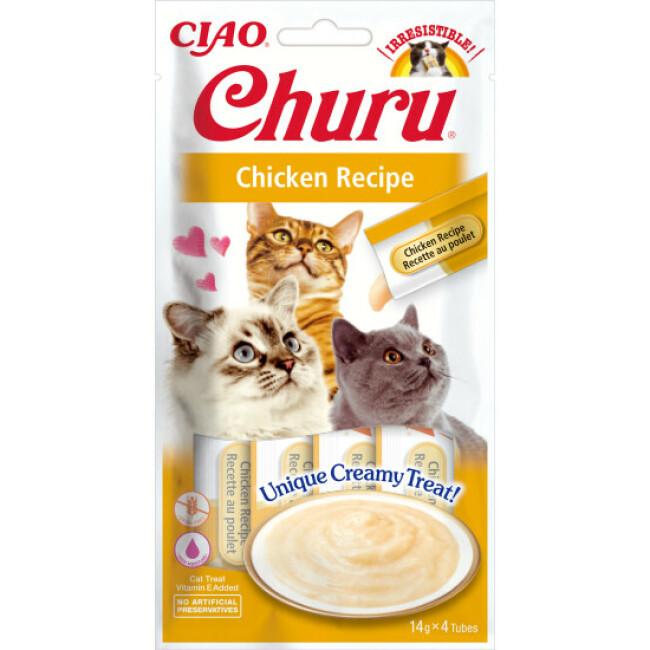 Friandises liquides pour chat Churu crème au poulet