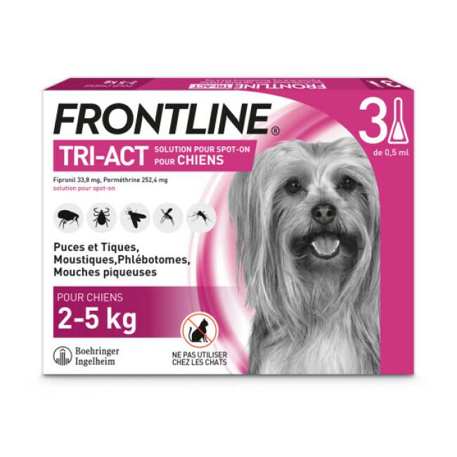 Frontline Tri-Act anti parasitaire Spot on pour chien