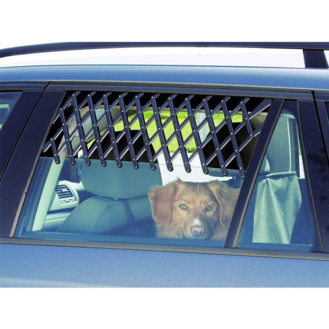 Grille porte de voiture pour aération et sécurité du chien
