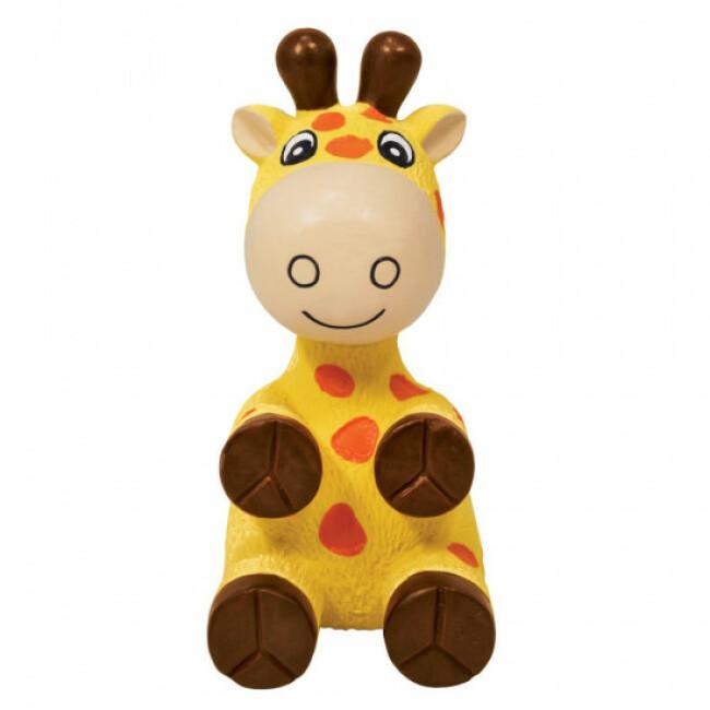 Jouet girafe avec squeaker pour chien KONG Wiggi