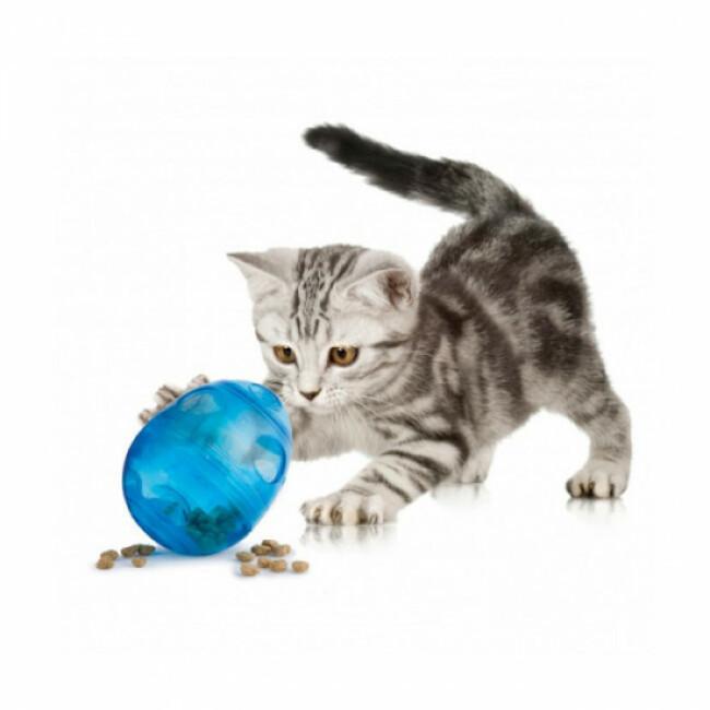 Jouet pour chat distributeur Egg Cersizer FunKitty Petsafe bleu