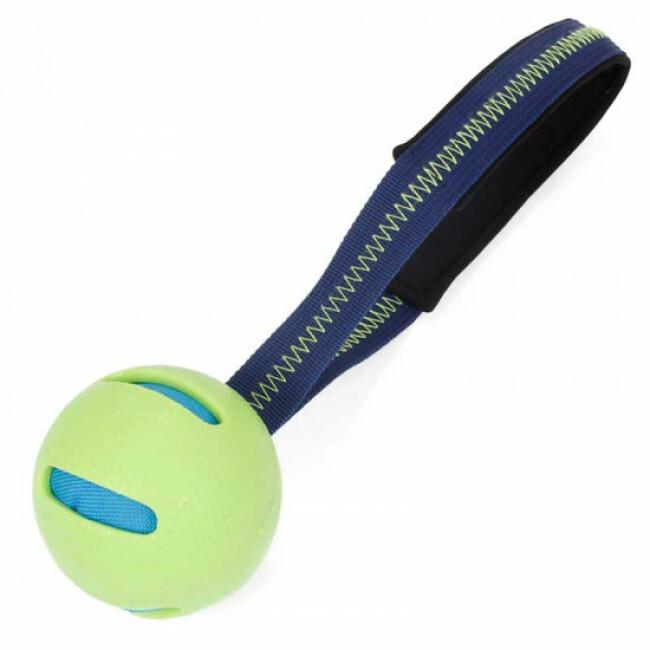 Jouet pour chien balle de tennis avec poignée