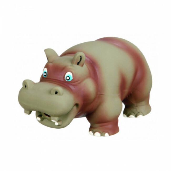 Jouet pour chien hippopotame en latex Trixie 17 cm