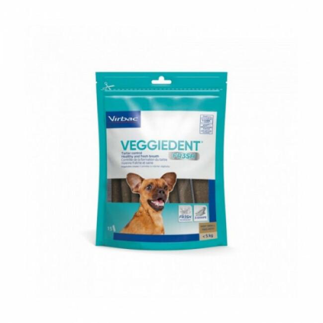 Lamelles dentaires anti-plaque pour chien VeggieDent Virbac