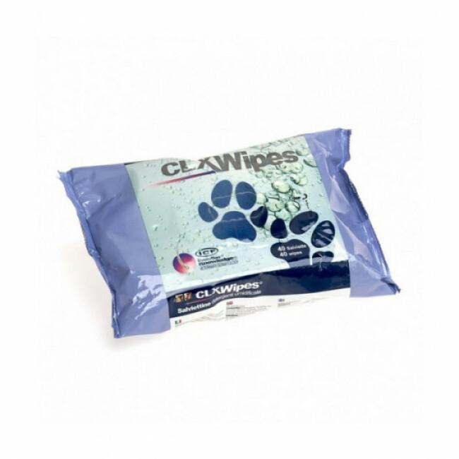 Lingettes pour chiens et chats CLX Wipes à la chlorhexidine
