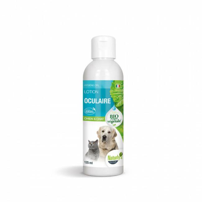 Lotion oculaire naturelle bio pour chat et chien Naturlys 125 ml