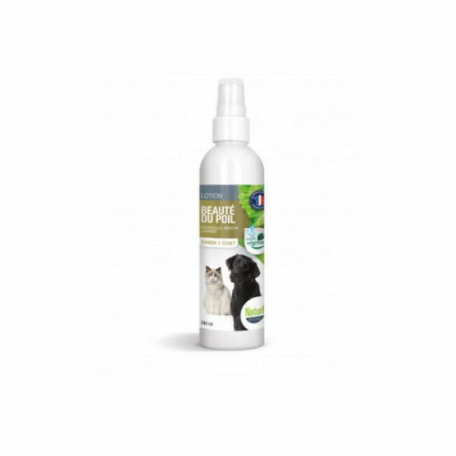 Lotion pour chat et chien beauté du poil Bio Naturlys 240 ml