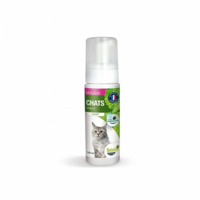 Mousse hypoallergénique pour chats Naturlys spray 140 ml