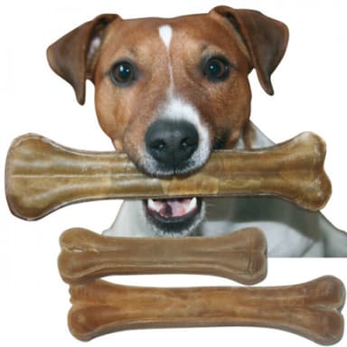 Os de peau pressé pour chien