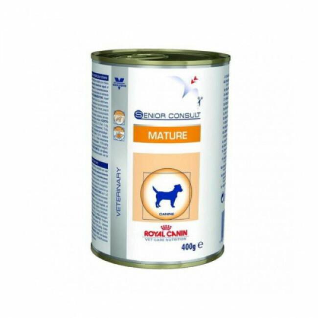 Pâtée pour chien senior race moyenne Veterinary Care Consult Royal Canin - Lot de 12 boîtes de 400 g