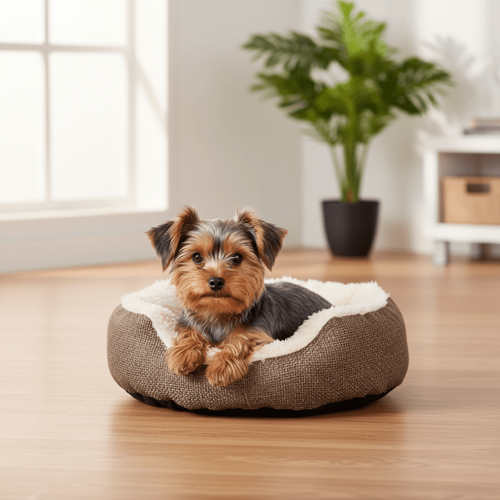 Panier tissu Yuma pour chat et chien Trixie marron et blanc