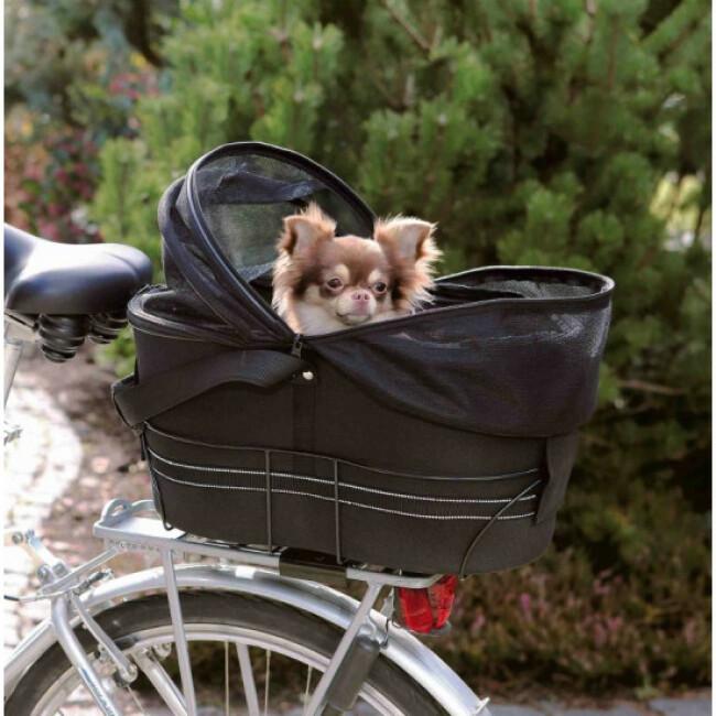 Panier vélo transport chien porte-bagages larges