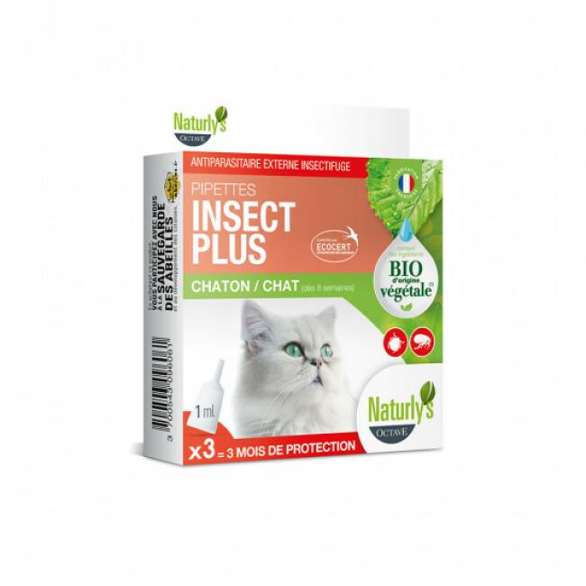 Pipettes antiparasitaires pour chat et chaton Naturlys