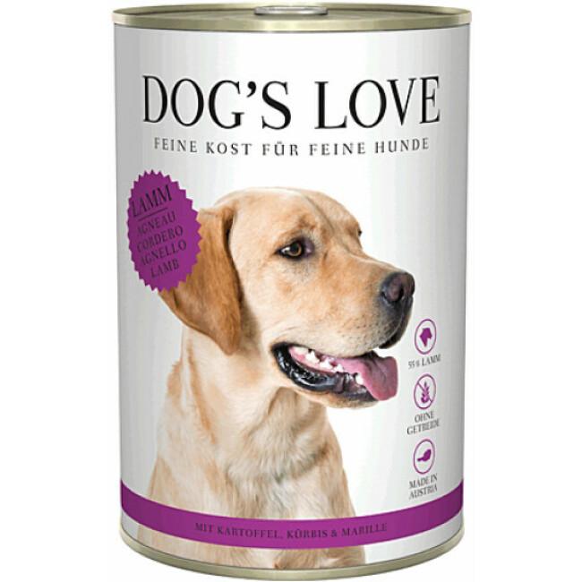 Pâtée Dog's Love à l'Agneau pour chien
