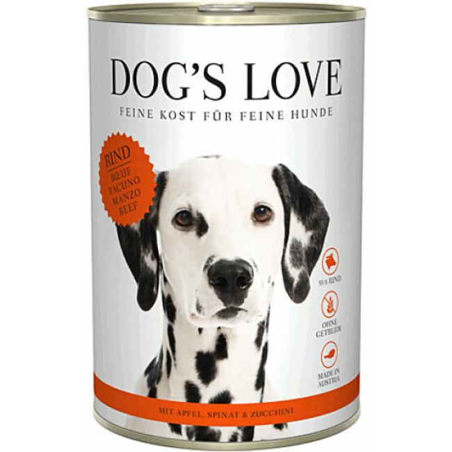 Pâtée Dog's Love au Boeuf pour chien