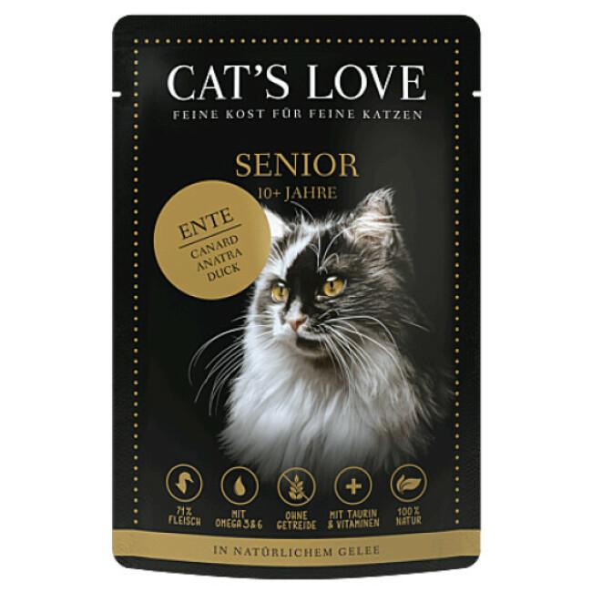 Pâtée naturelle pour chat senior Cat's Love